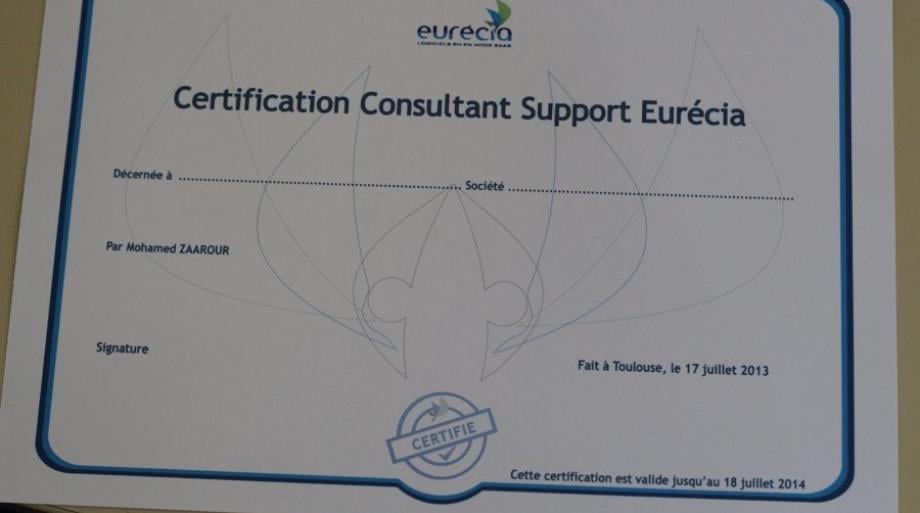 Une formation certifiante pour les partenaires Eurécia