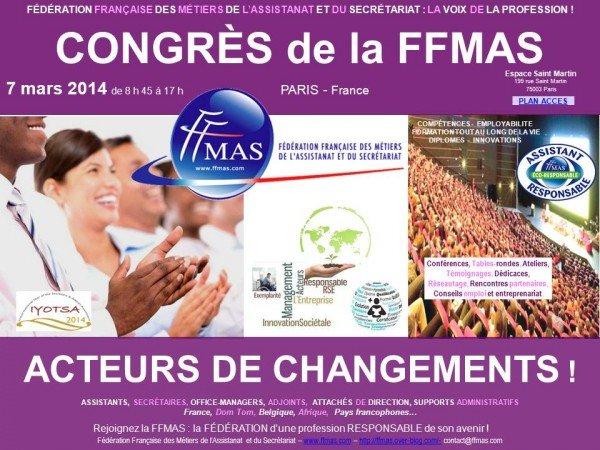 Visuel du congrès de la FFMAS